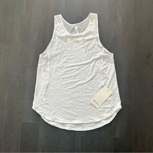 Lululemon White Sculpt II Tank, NWT, size 10